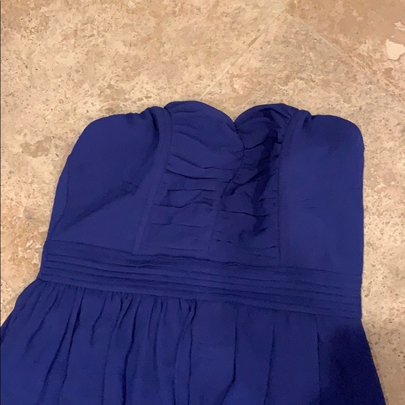 Strapless high/low blue dress! - Picture 2 of 4